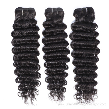 Virgin Cuticle Aligned Deep Wave Human Hair Bundles Brazilian Raw Unprocessed Virgin Hair